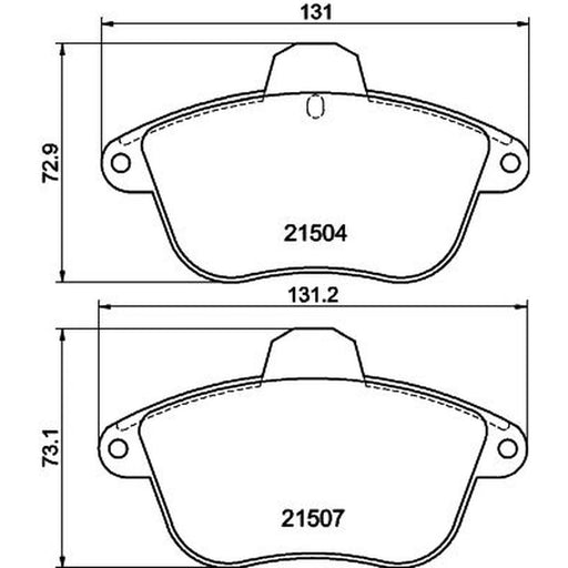 Mintex Front Brake Pad Set MDB1526