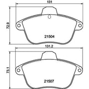 Mintex Front Brake Pad Set MDB1526