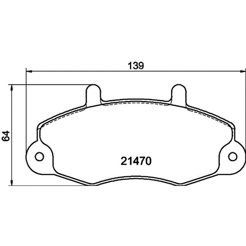 DON Front Brake Pad Set PCP1699