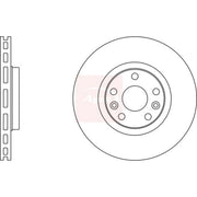 Apec 2 x Vented Front Brake Discs DSK2635-x2