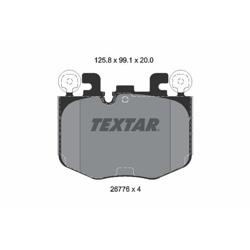 Textar Front Brake Pad Set 2677601