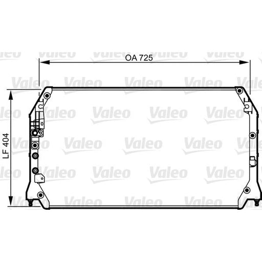 Valeo Air Conditioning Condenser 814247