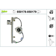 Valeo Electric Window Regulator Lifter Left Rear 850178