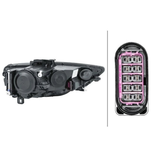 Hella Headlight Headlamp H7 Left 1EJ 010 740-071