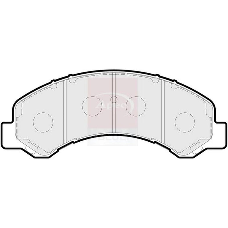 Apec Brake Pad Set PD3902