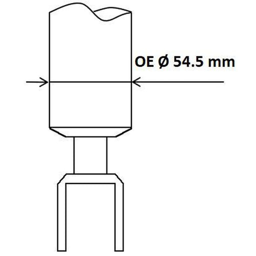 KYB Shock Absorber Damper Strut Front 341301