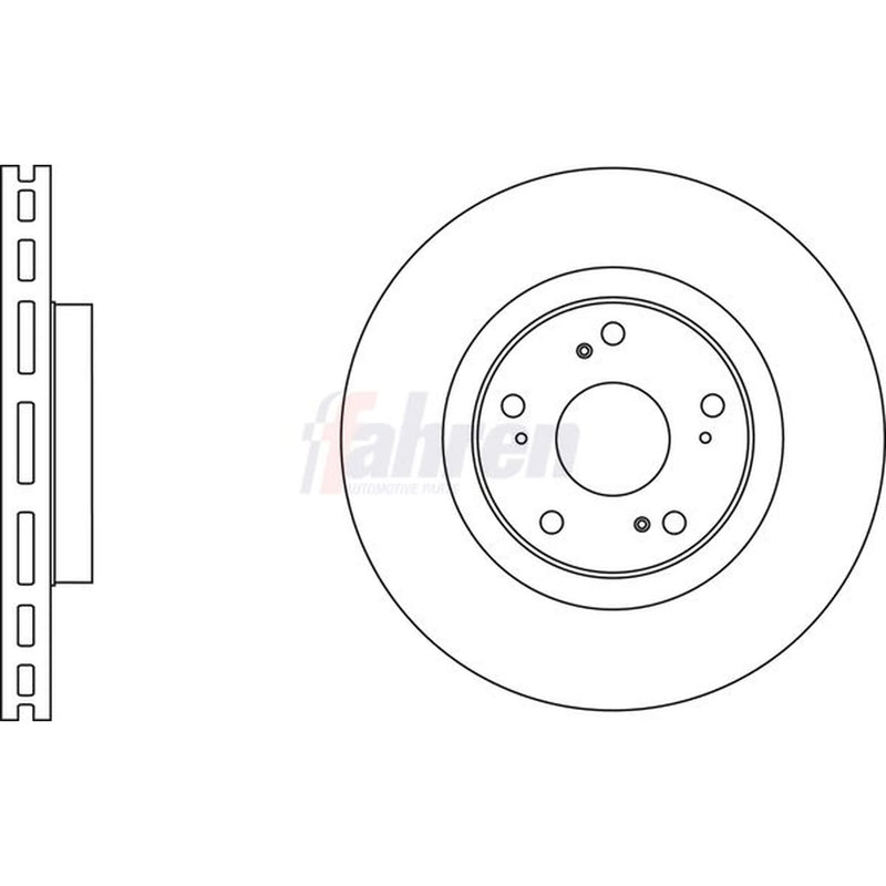 Fahren Front & Rear Brake Discs & Pads fits Honda Accord VIII 2008-2015 2.2