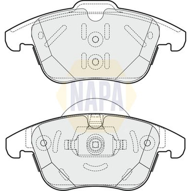 NAPA Front Brake Pad Set NBP1444