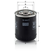 MANN-FILTER Engine Oil Filter W 930/11