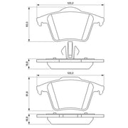 Bosch Rear Brake Pad Set 0 986 494 102