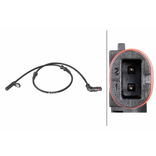 Hella ABS Wheel Speed Sensor Front 6PU 358 216-731