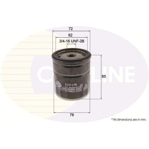 Comline Engine Oil Filter EOF273