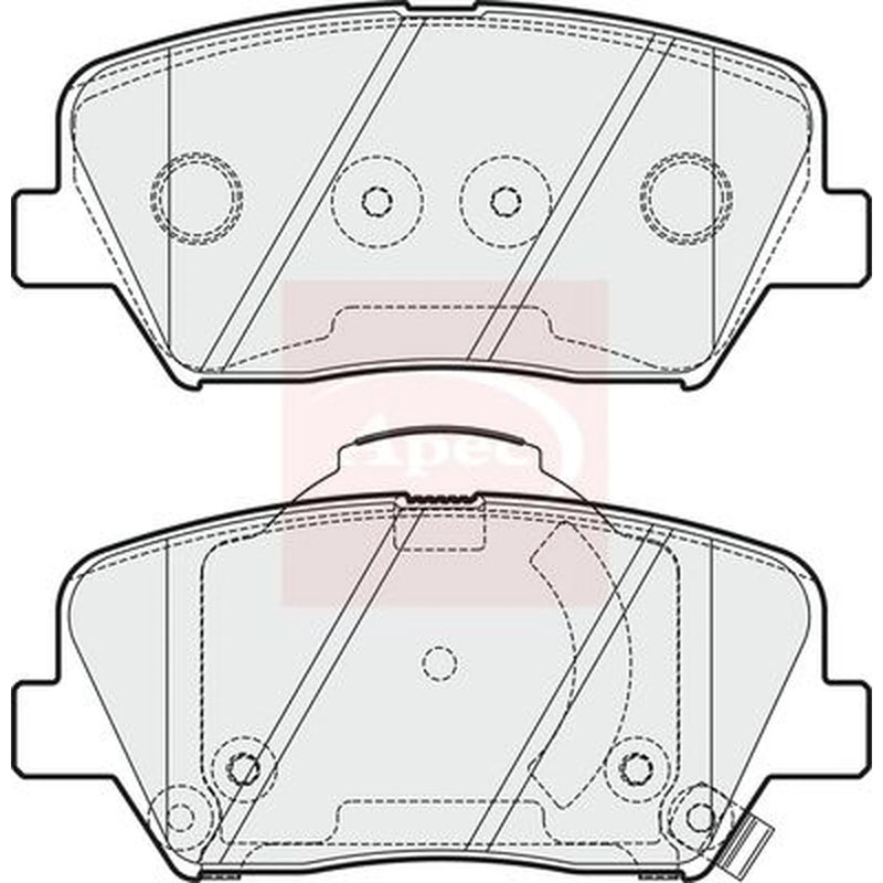 Apec Front Brake Pad Set PAD1979