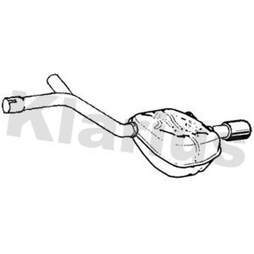 Klarius Box With Tail Pipe (Lh) Left Rear FE1216C