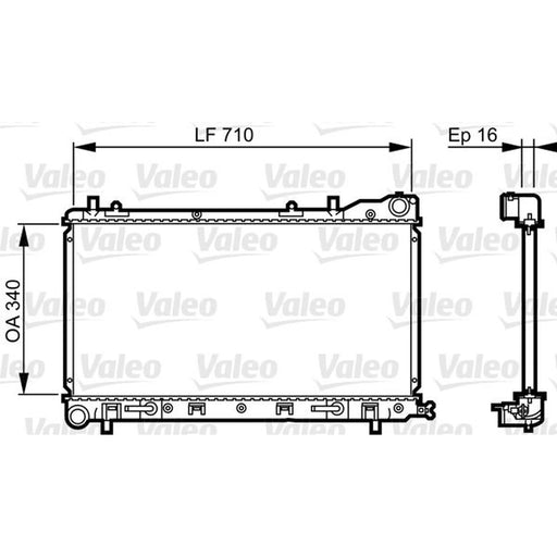 Valeo Engine Radiator 734405