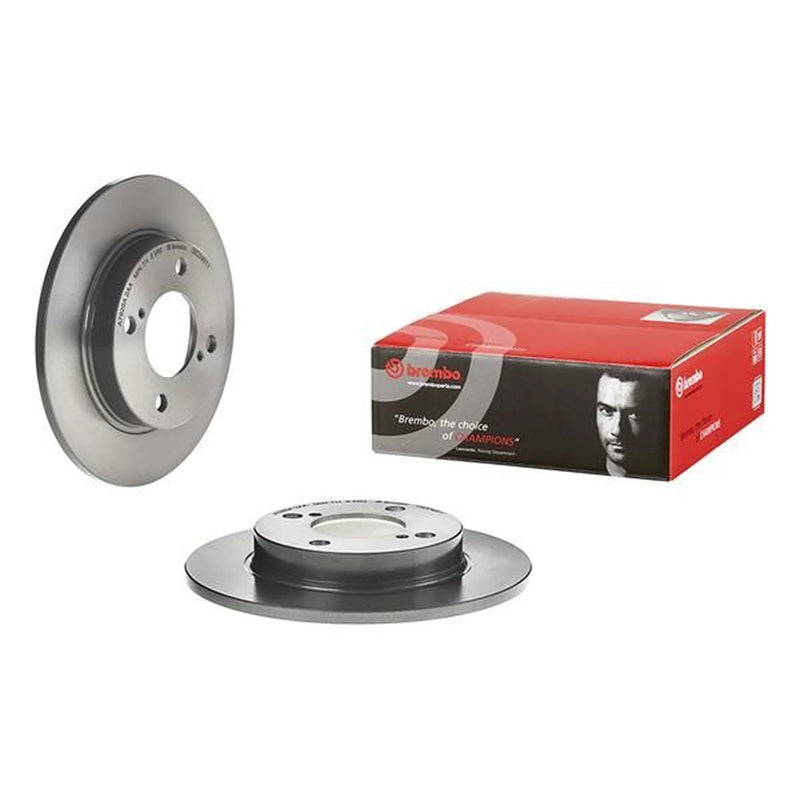 Brembo 2 x Solid Rear Brake Discs 08.D248.11-x2
