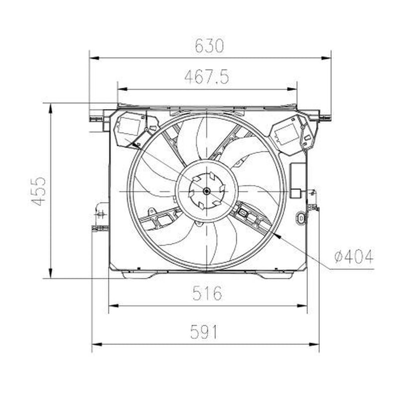 NRF Engine Cooling Fan 47899