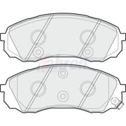 Fahren Front Brake Pad Set FBP3670