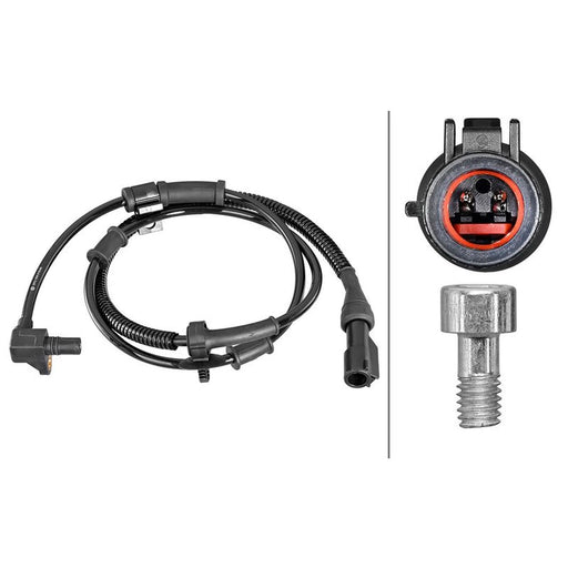 Hella ABS Wheel Speed Sensor Front 6PU 358 218-601