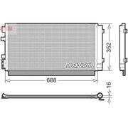Denso Air Conditioning Condenser DCN23038