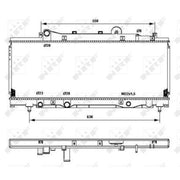 NRF Engine Radiator 53202