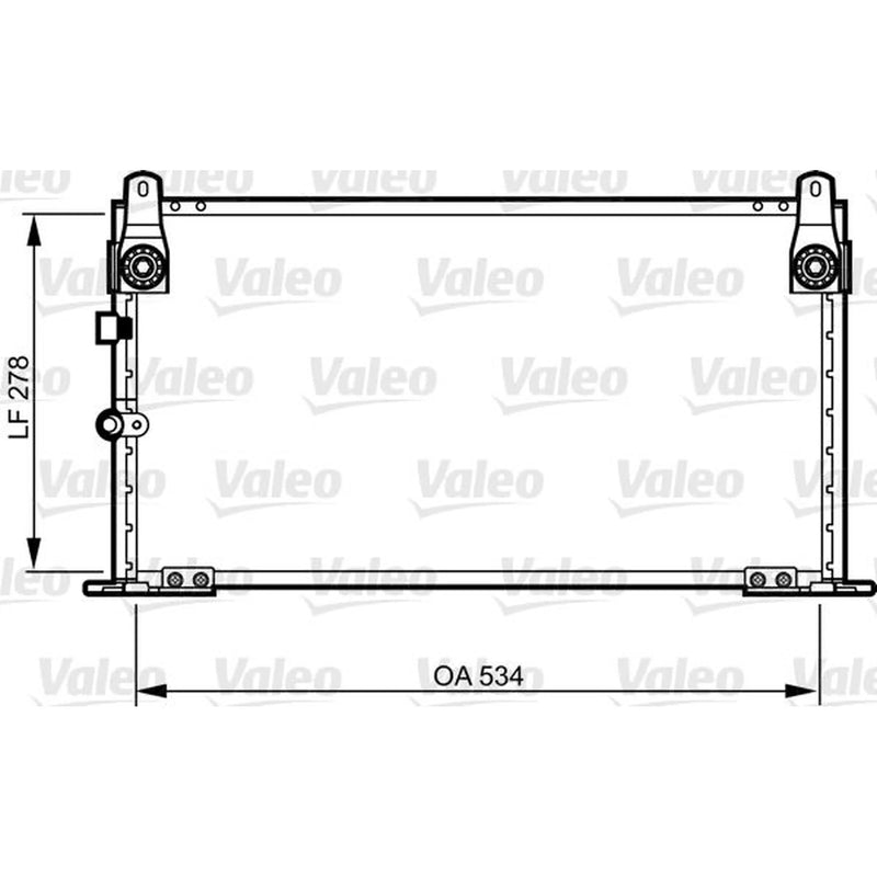 Valeo Air Conditioning Condenser 814269