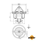 NRF Thermostat,Coolant 725108