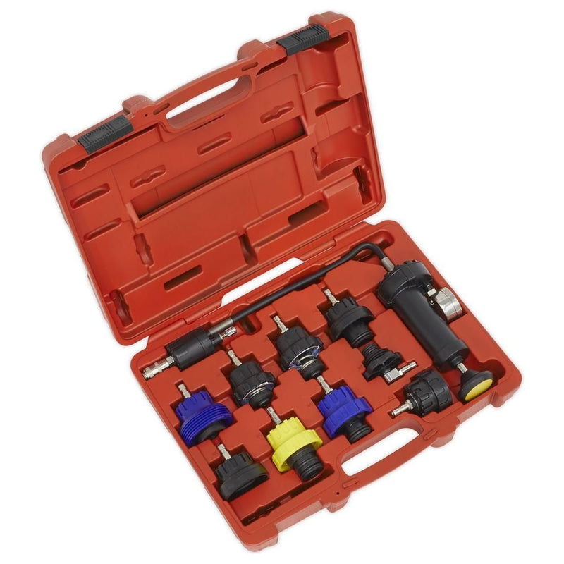 Sealey Cooling System Pressure Test Kit 10pc VS0013 Sealey  - Town Parts