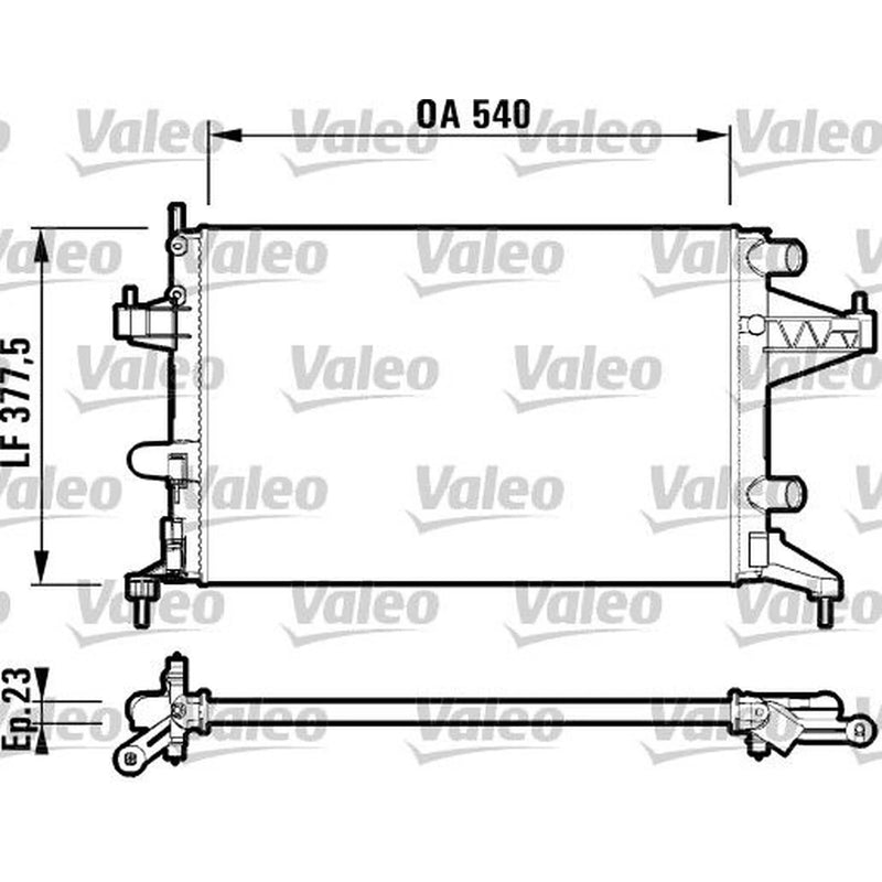 Valeo Engine Radiator 732825