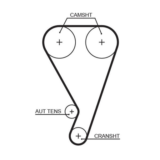 Gates Timing Belt Cambelt 137 Teeth T923