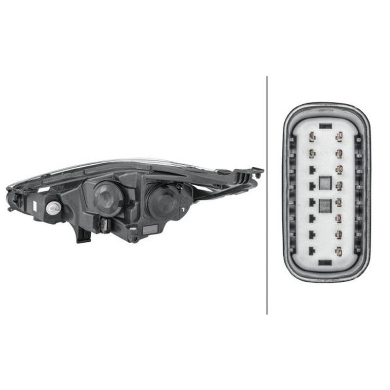 Hella Headlight Headlamp W5W Right 1EE 354 803-021