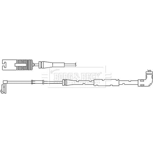 Borg & Beck Brake Pad Wear Sensor Front BWL3010