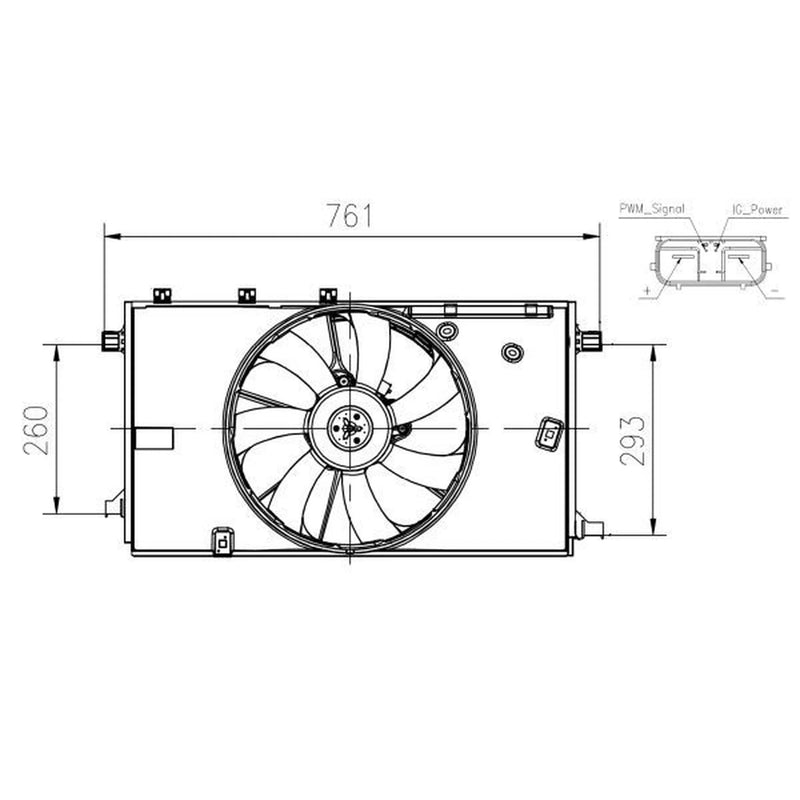 NRF Engine Cooling Fan 47933