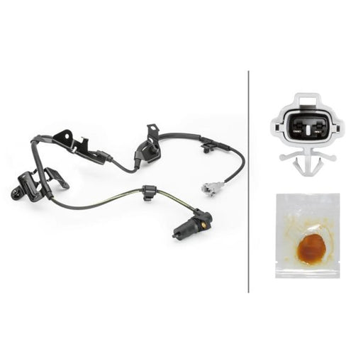 Hella ABS Wheel Speed Sensor Front 6PU 230 040-791