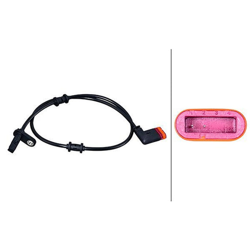 Hella ABS Wheel Speed Sensor Rear 6PU 358 218-091