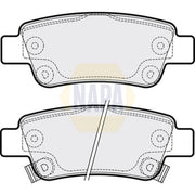 NAPA Rear Brake Pad Set NBP1005