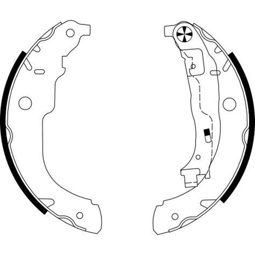 Mintex Brake Shoe Set Axle Kit MFR576