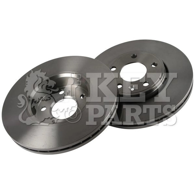 Key Parts 2 x Vented Front Brake Discs KBD4297-x2