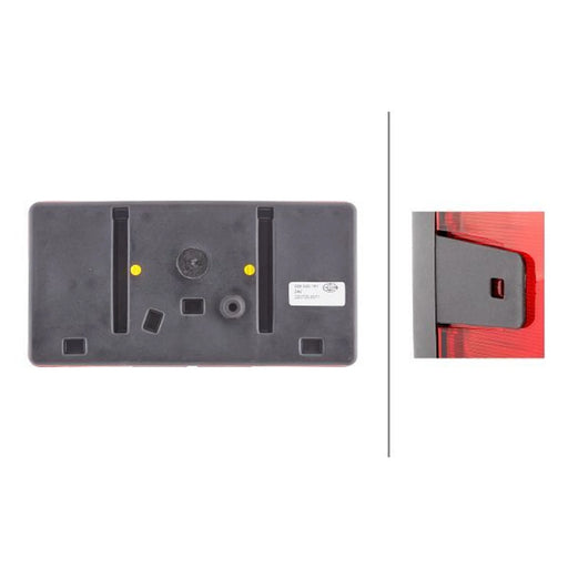 Hella Tail Light / Lamp P21W Left 2VB 006 040-051