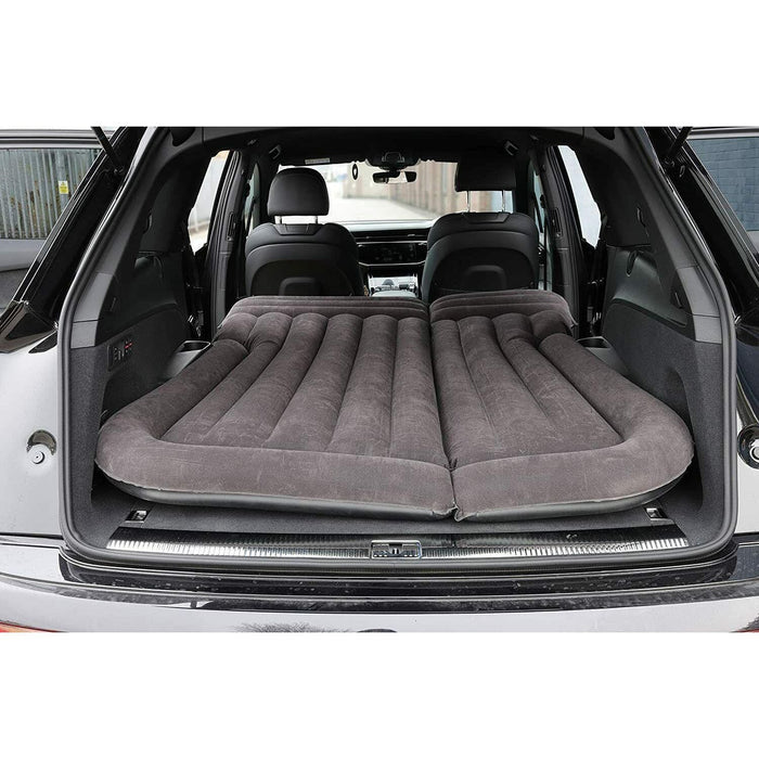 Camping Travel Inflatable Rear Car Boot Double Air Bed Mattress Grey - Streetwize - Van Life Living