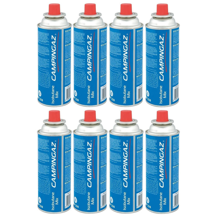 Campingaz CP250 Isobutane Gas Cartridge 8 Pack - Campingaz - Van Life Living