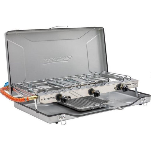 Campingaz Double Burner and Grill Chef Folding CV Stove 2000038746 - Campingaz - Van Life Living