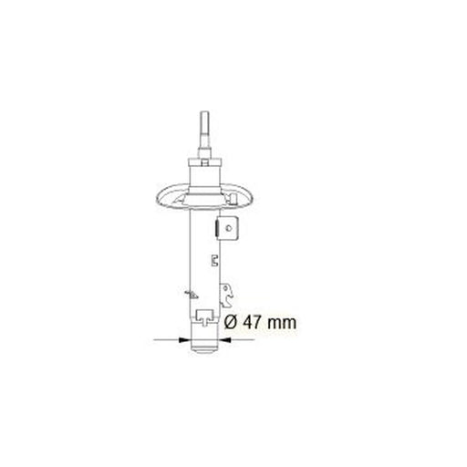 KYB Shock Absorber Damper Strut Front Right 339709