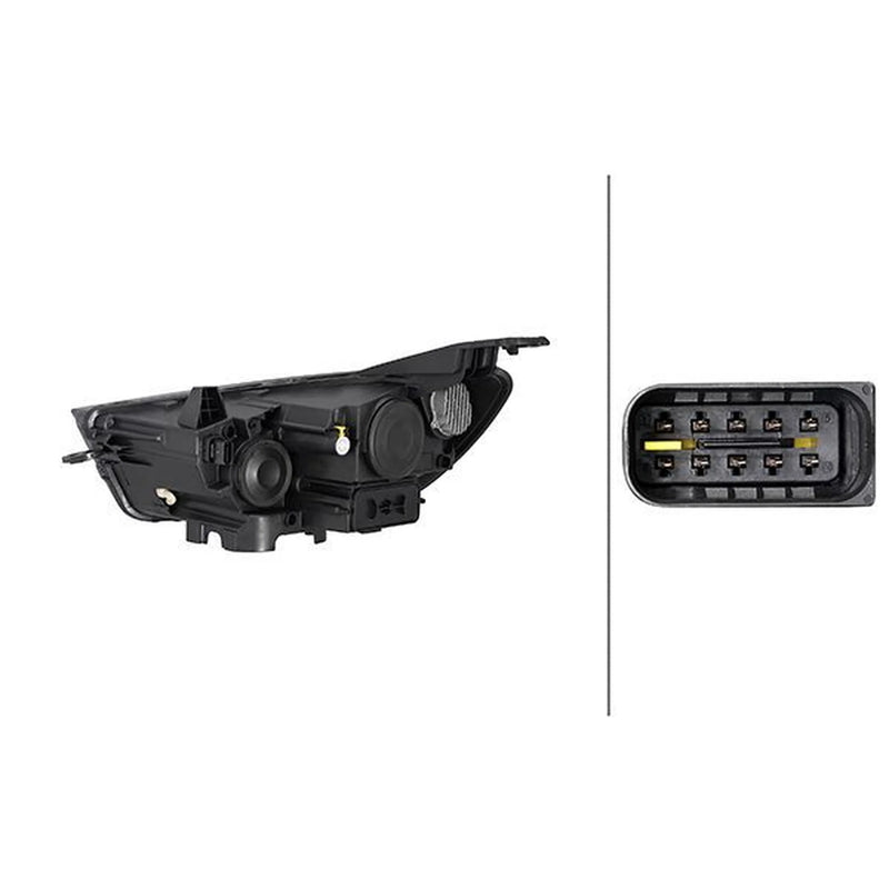 Hella Headlight Headlamp H7 Left 1LG 354 862-031