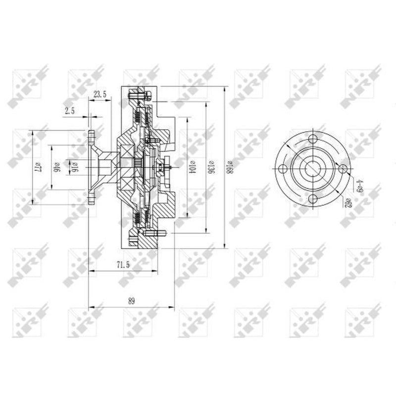 NRF Radiator Fan Clutch 49598