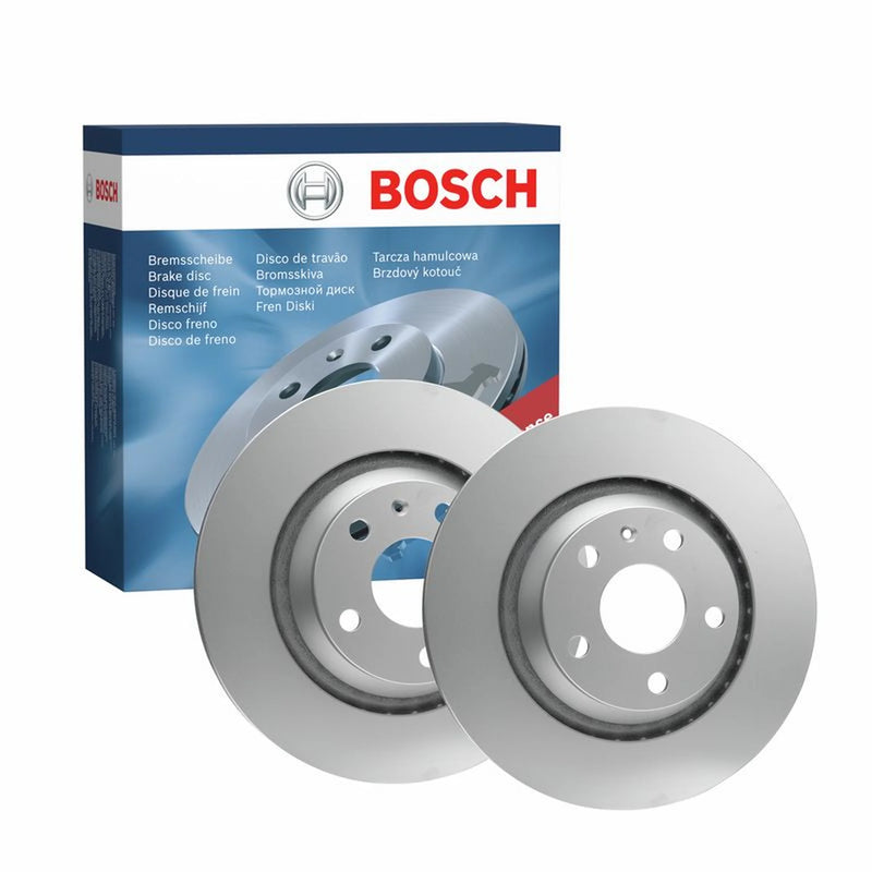 Bosch 2 x Vented Rear Brake Discs 0986479466-x2