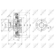 NRF Radiator Fan Clutch 49585