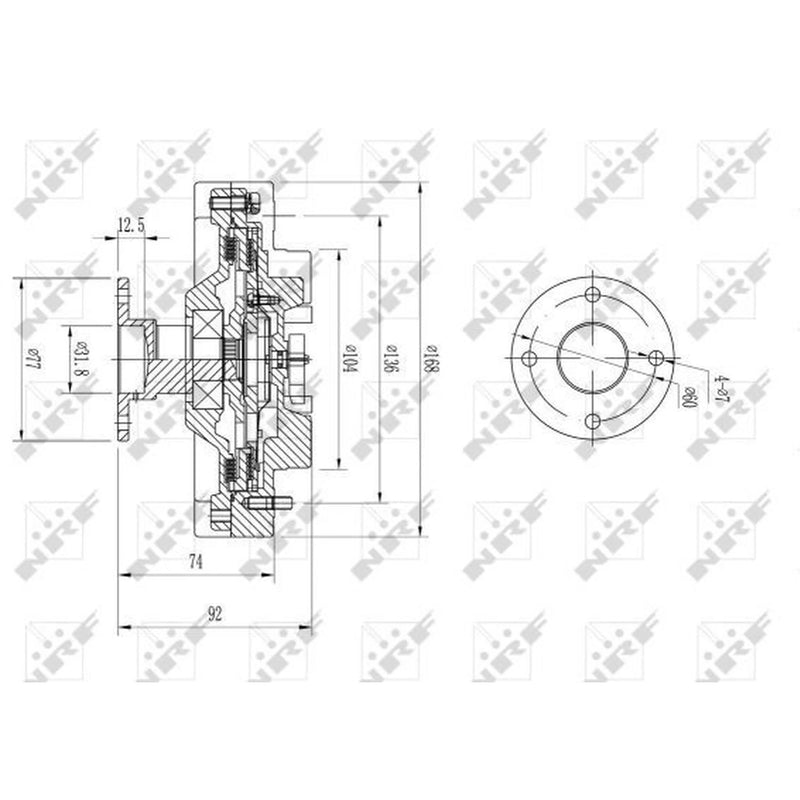 NRF Radiator Fan Clutch 49585