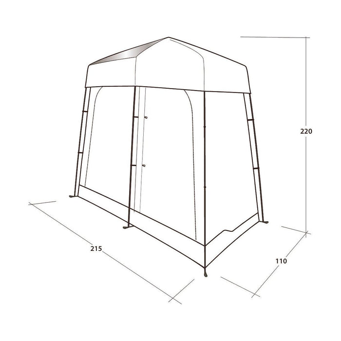 Outwell Seahaven Comfort Station Double Shower Toilet Tent - Outwell - Van Life Living