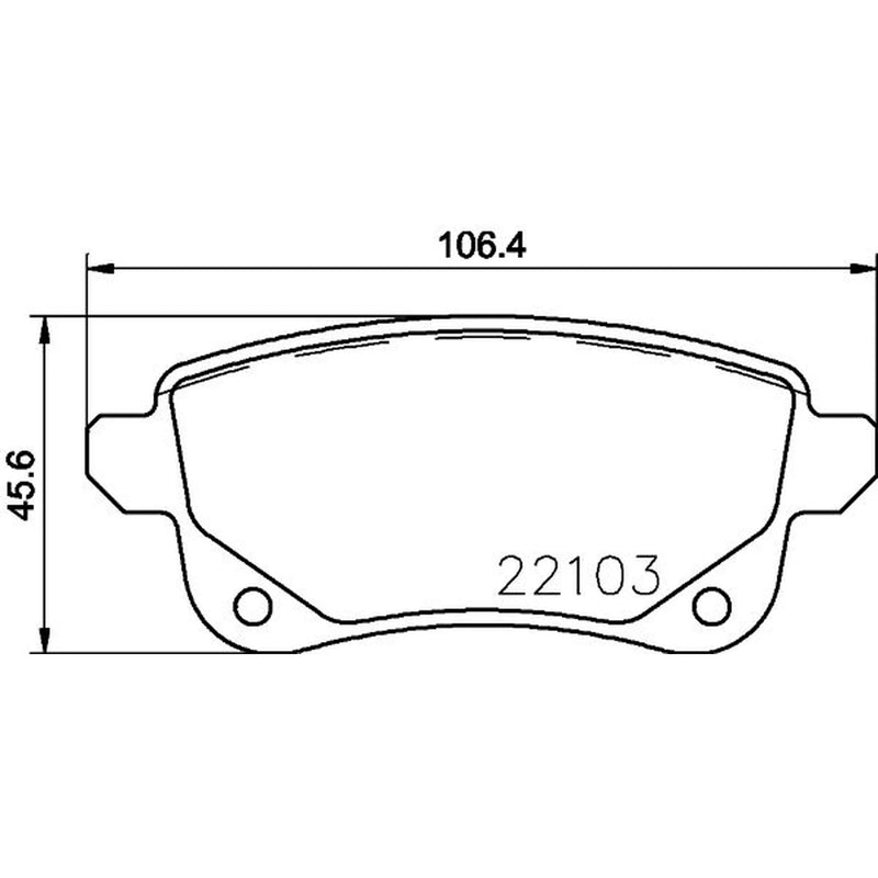 Mintex Rear Brake Pad Set MDB3765
